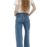 Still Here Buckle Jean in Classic Blue - Vermillion