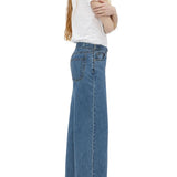 Still Here Buckle Jean in Classic Blue - Vermillion