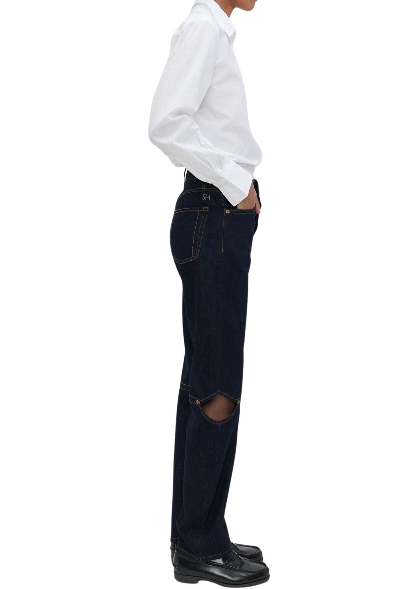 Still Here Cowgirl in Indigo Indigo - Vermillion