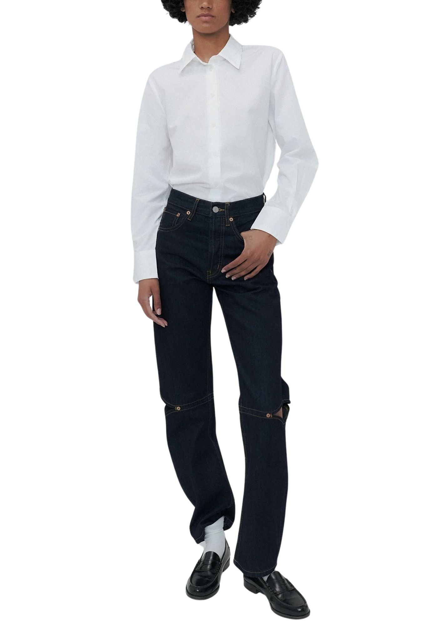 Still Here Cowgirl in Indigo Indigo - Vermillion