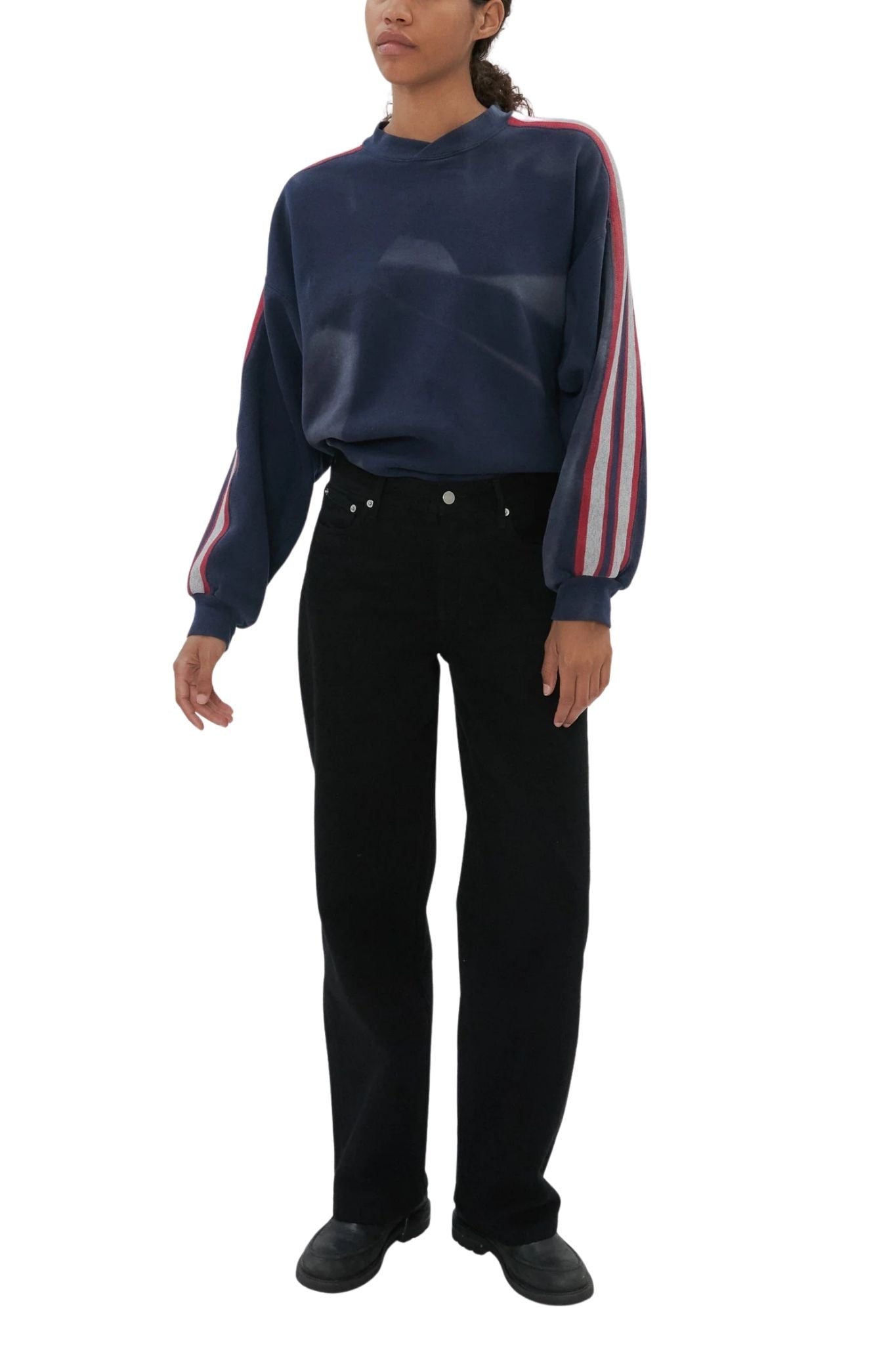 Still Here Everyday in Black Black - Vermillion