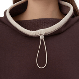 Still Here Rec Pullover in Chocolate Brown - Vermillion
