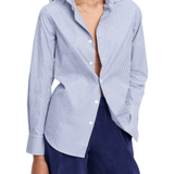 Suzie Kondi Ari Shirt in Cotton Poplin - Vermillion