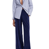 Suzie Kondi Ari Shirt in Cotton Poplin - Vermillion