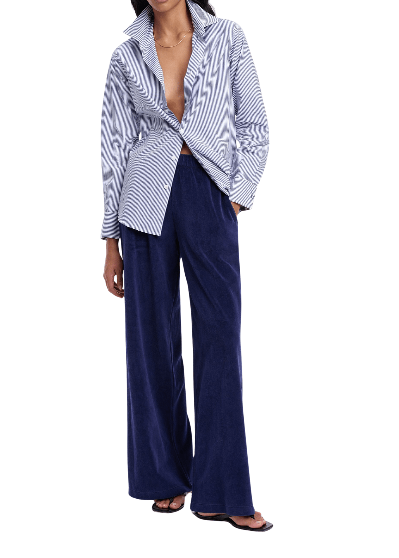 Suzie Kondi Ari Shirt in Cotton Poplin - Vermillion