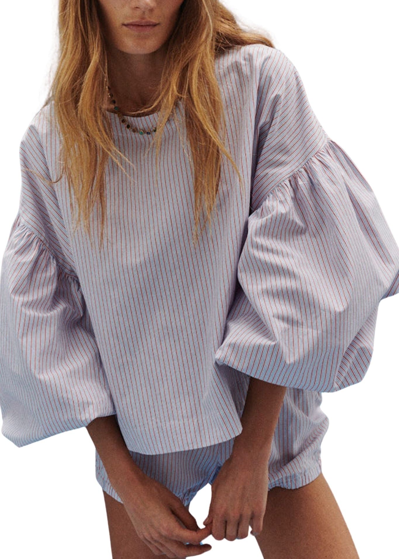 Suzie Kondi Balon Top - Vermillion