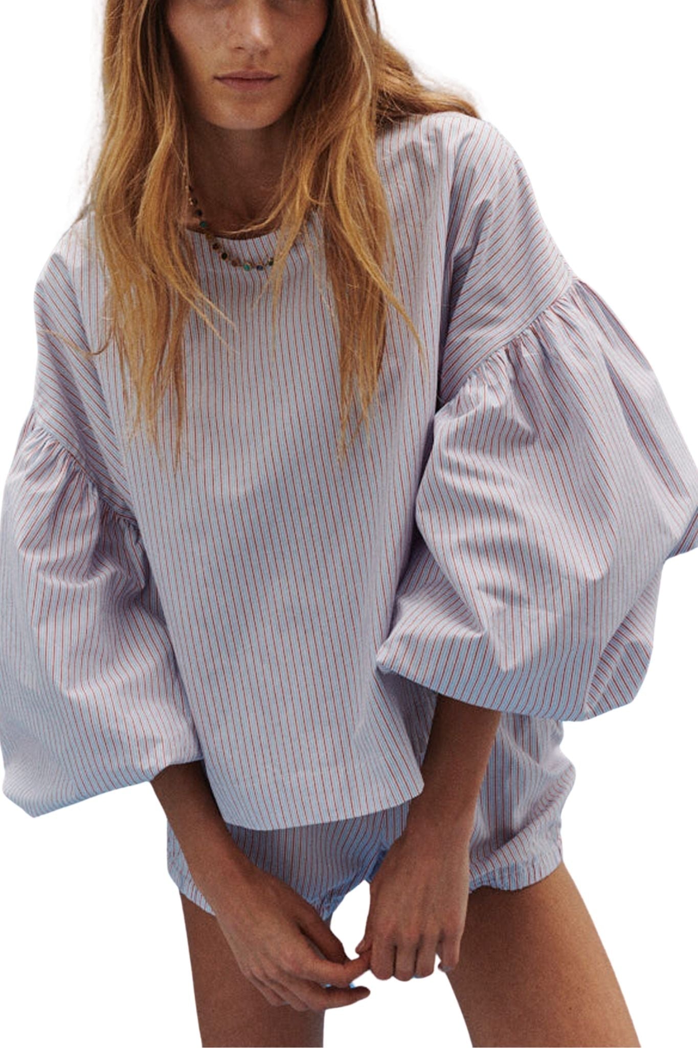 Suzie Kondi Balon Top - Vermillion