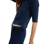 Suzie Kondi Corfu Elbow Sleeve Crew - Vermillion
