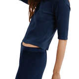Suzie Kondi Corfu Elbow Sleeve Crew - Vermillion