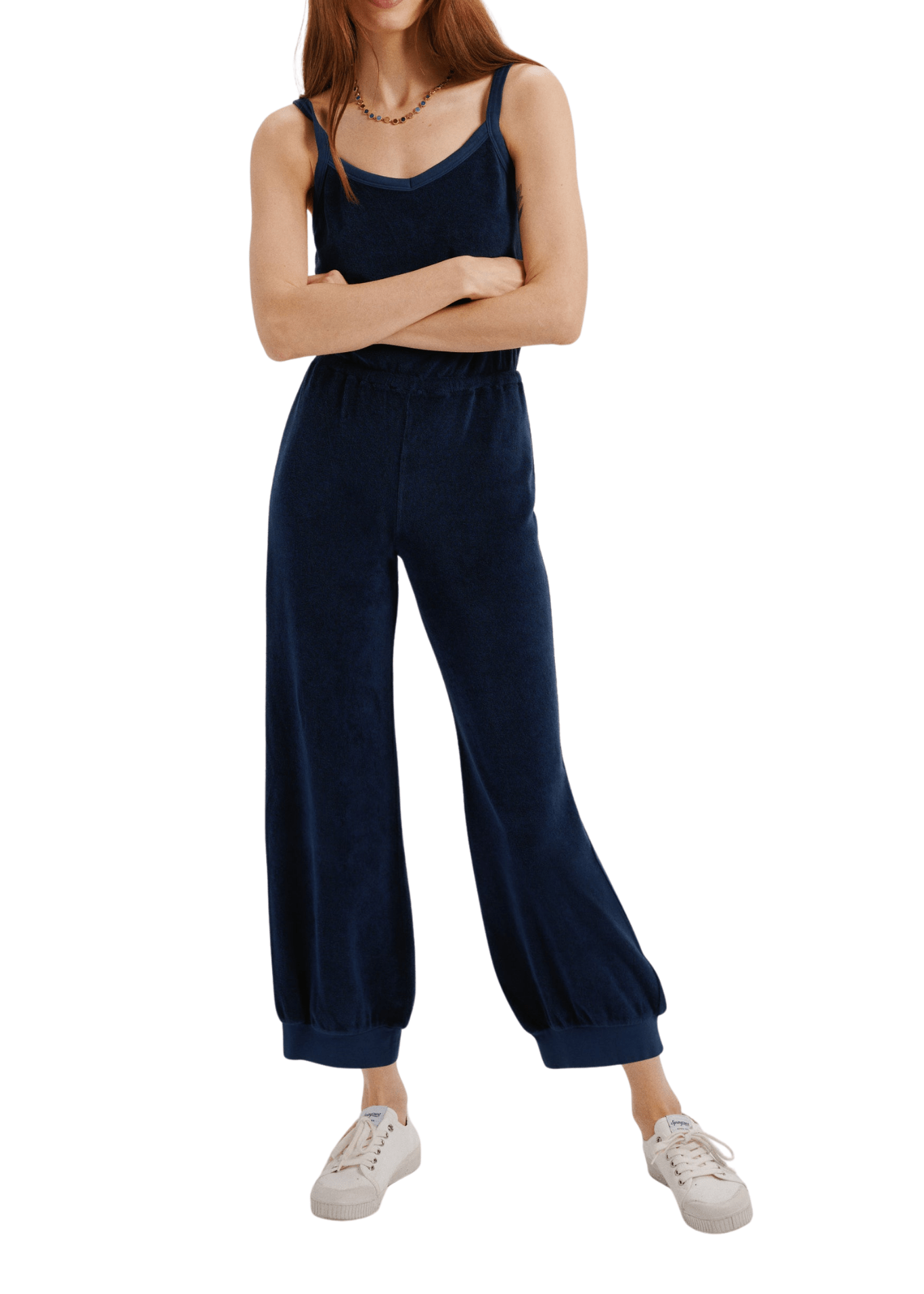 Suzie Kondi Elma Tank Flare Leg Jumpsuit - Vermillion