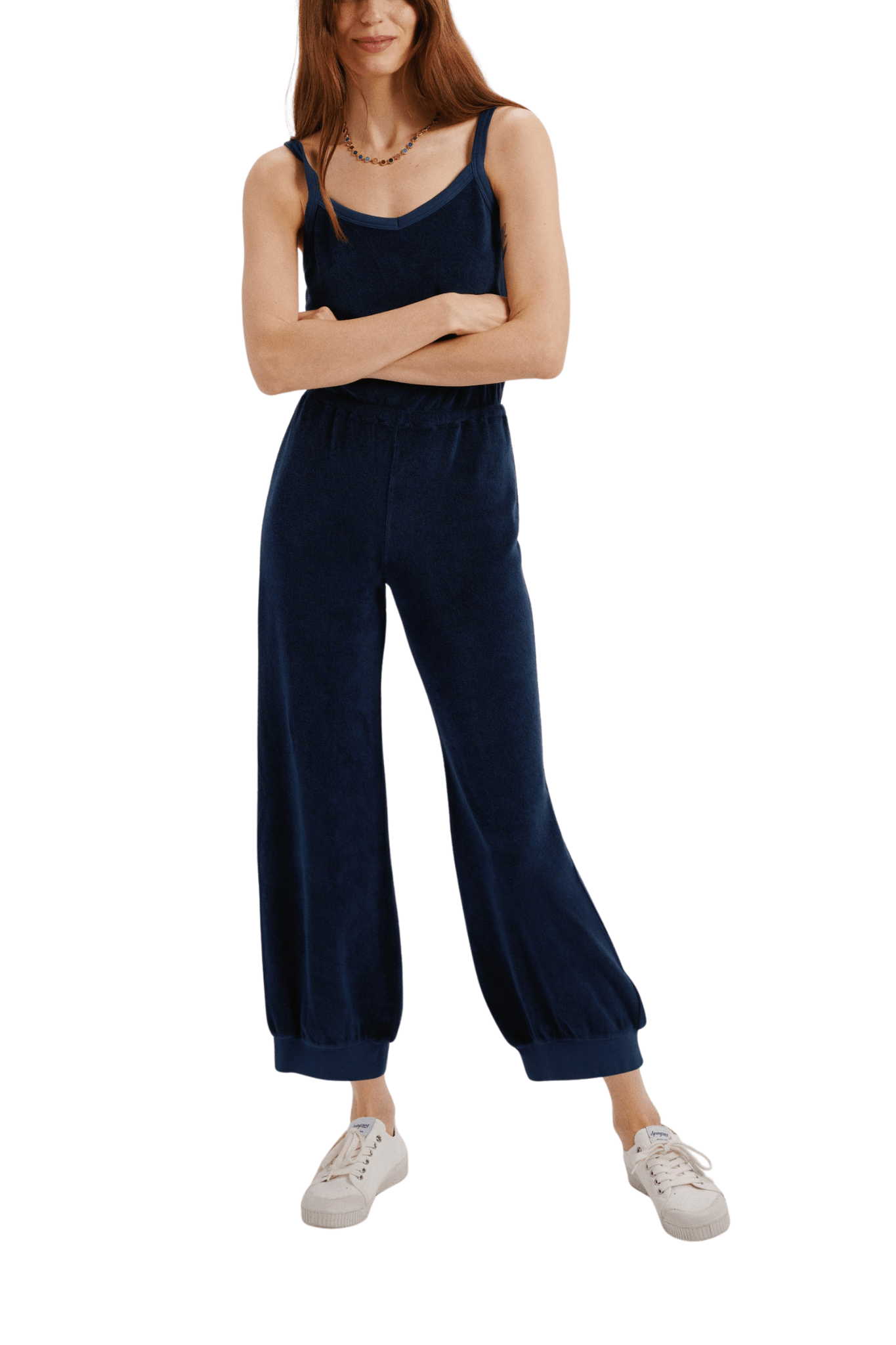 Suzie Kondi Elma Tank Flare Leg Jumpsuit - Vermillion