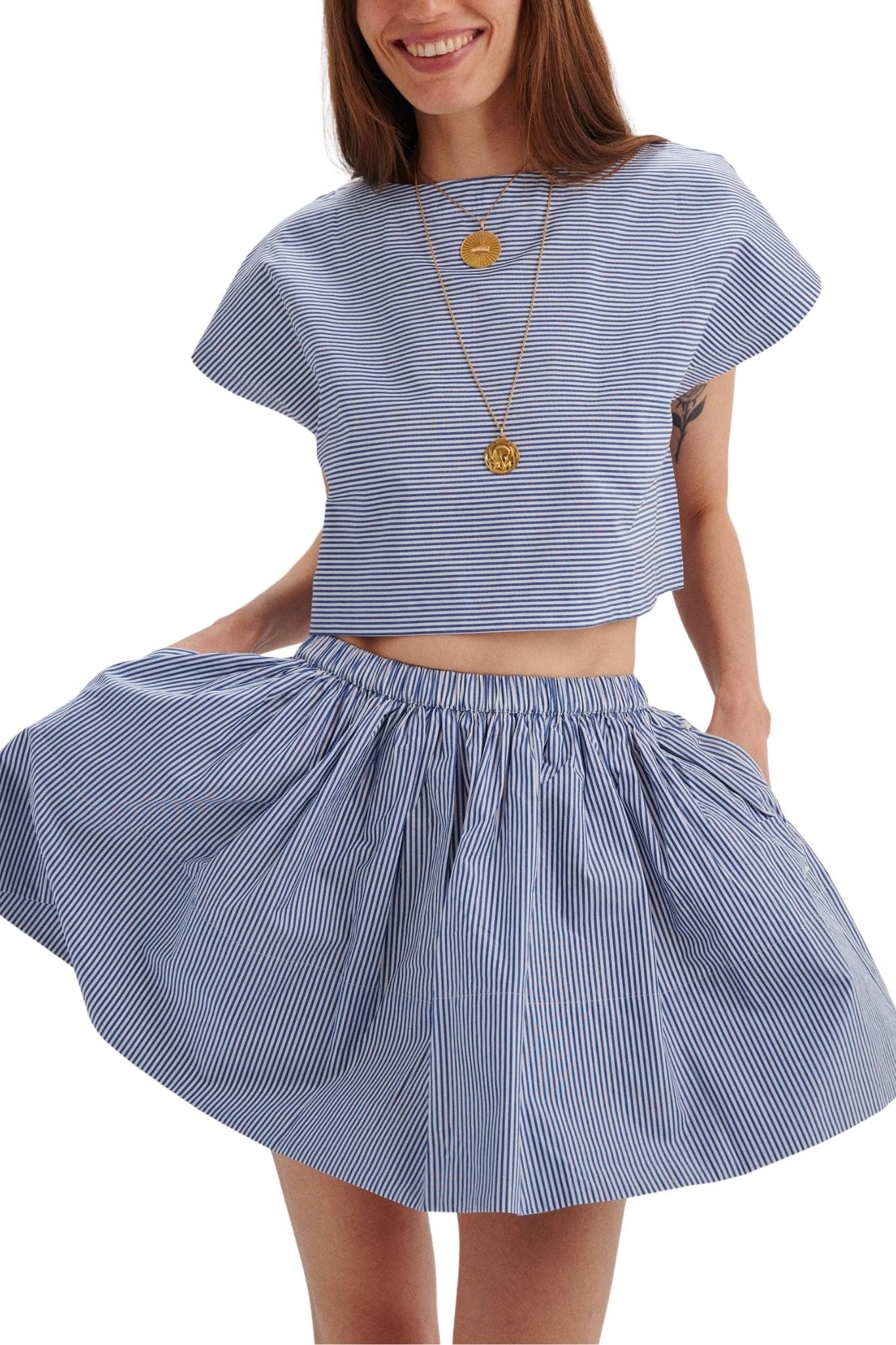 Suzie Kondi Fousta Skirt - Vermillion