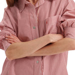 Suzie Kondi Kappa Button - Up Shirt - Vermillion