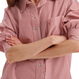 Suzie Kondi Kappa Button - Up Shirt - Vermillion