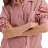 Suzie Kondi Kappa Button-up Shirt - Vermillion