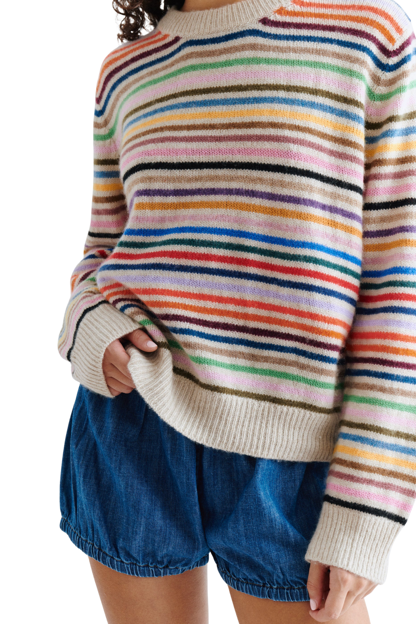 Suzie Kondi Kismet Crew Neck Sweater - Vermillion