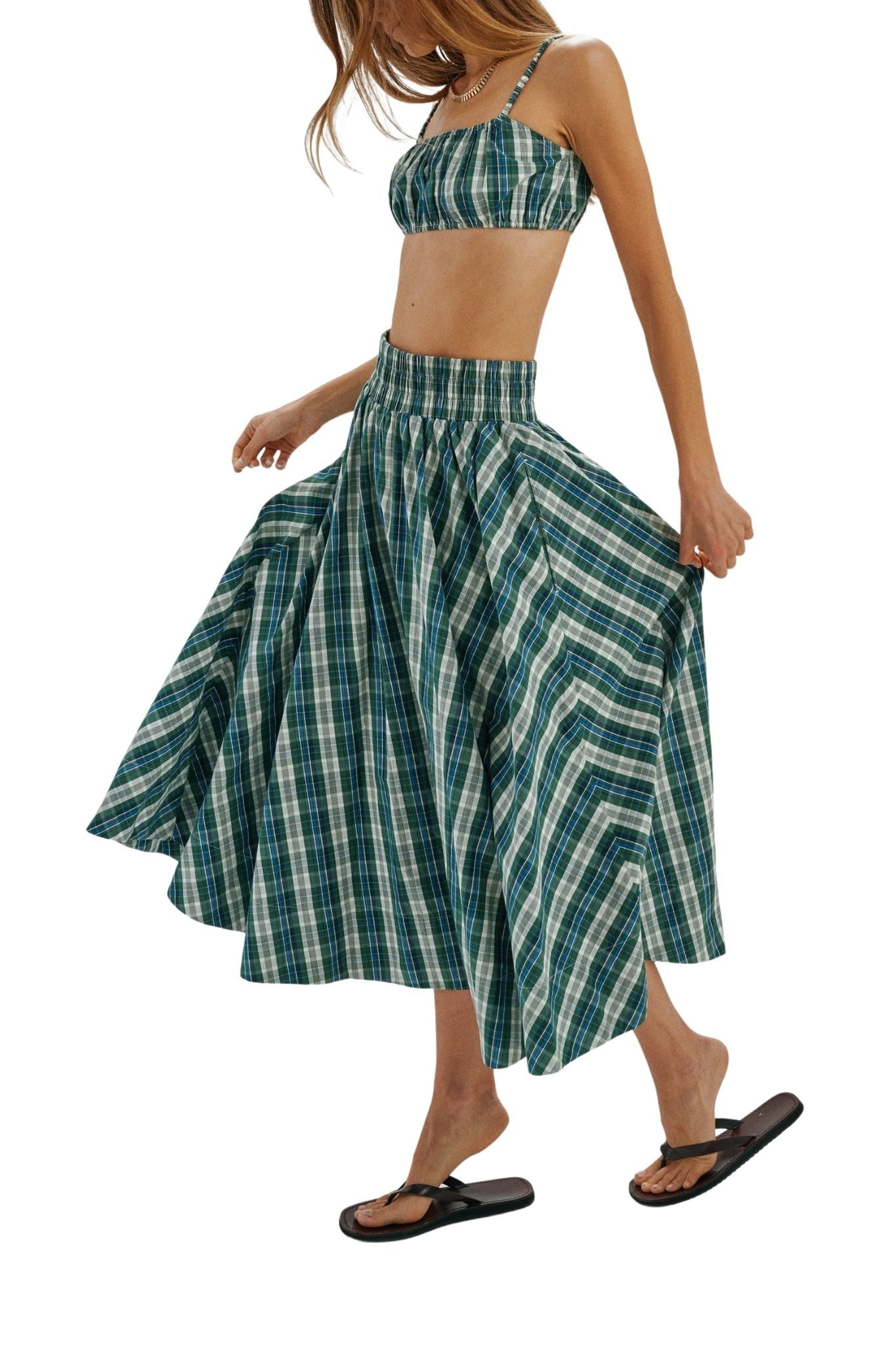 Suzie Kondi Kyria Circle Skirt - Vermillion