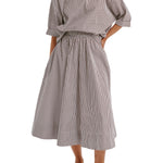 Suzie Kondi Kyria Circle Skirt - Vermillion