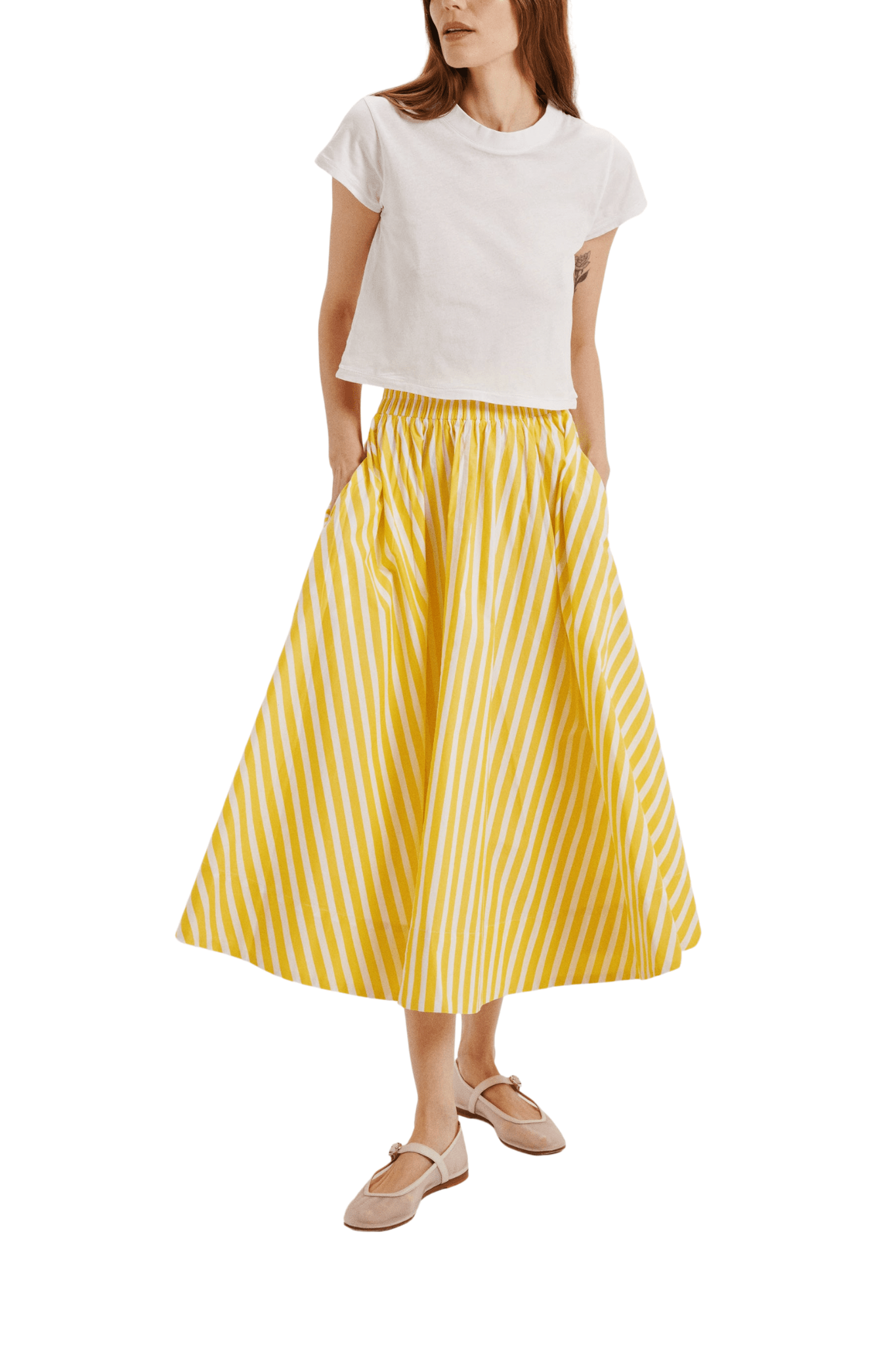 Suzie Kondi Kyria Circle Skirt - Vermillion