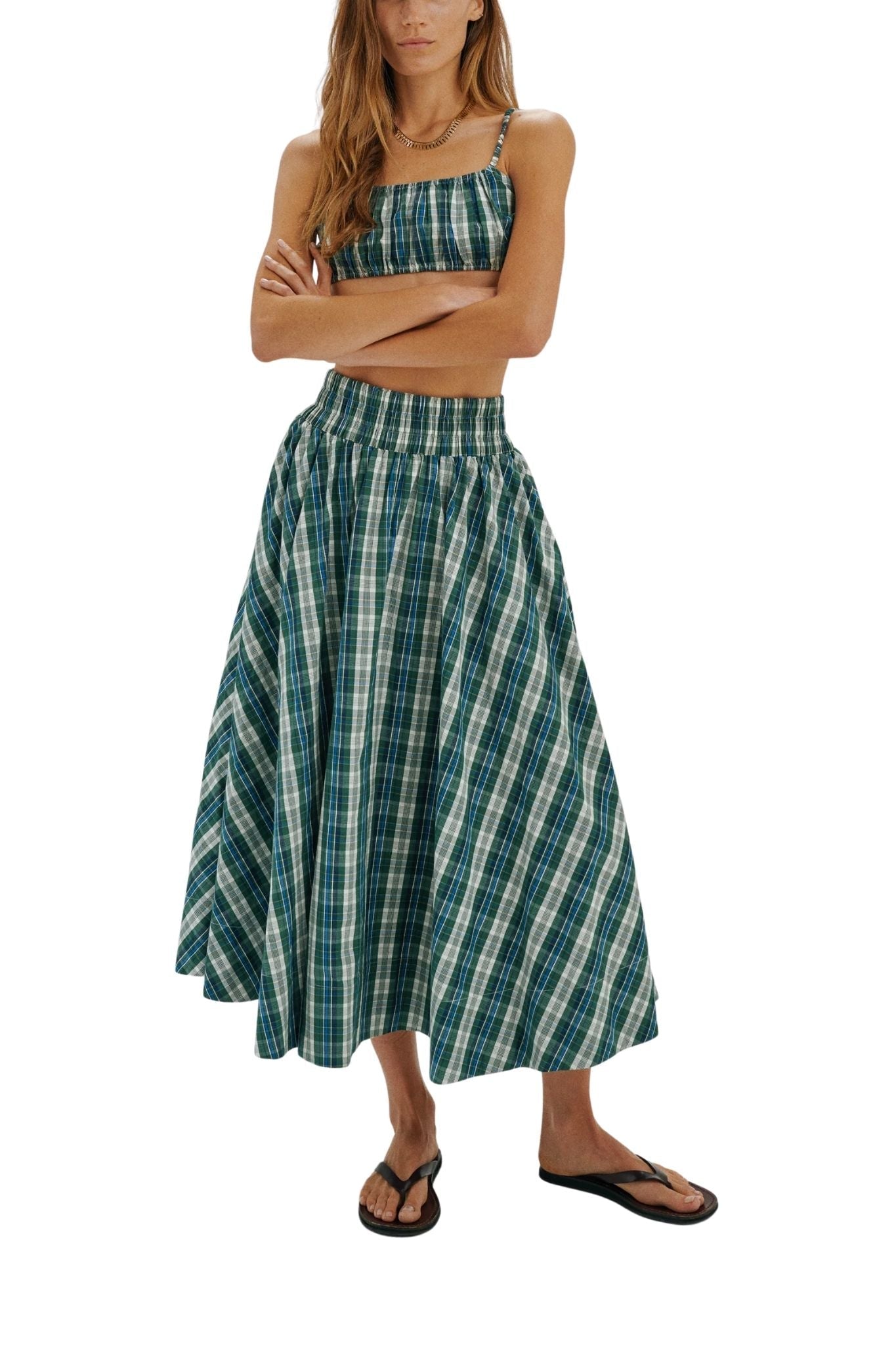Suzie Kondi Kyria Circle Skirt - Vermillion
