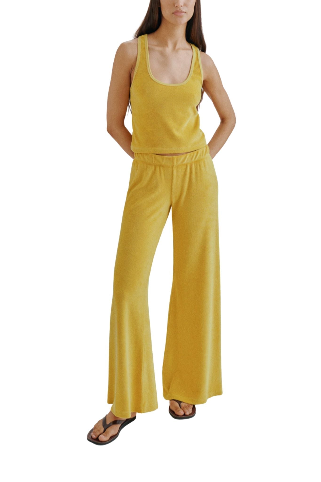 Suzie Kondi Lito Low-Rise Flare Pants - Vermillion