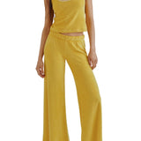 Suzie Kondi Lito Low-Rise Flare Pants - Vermillion