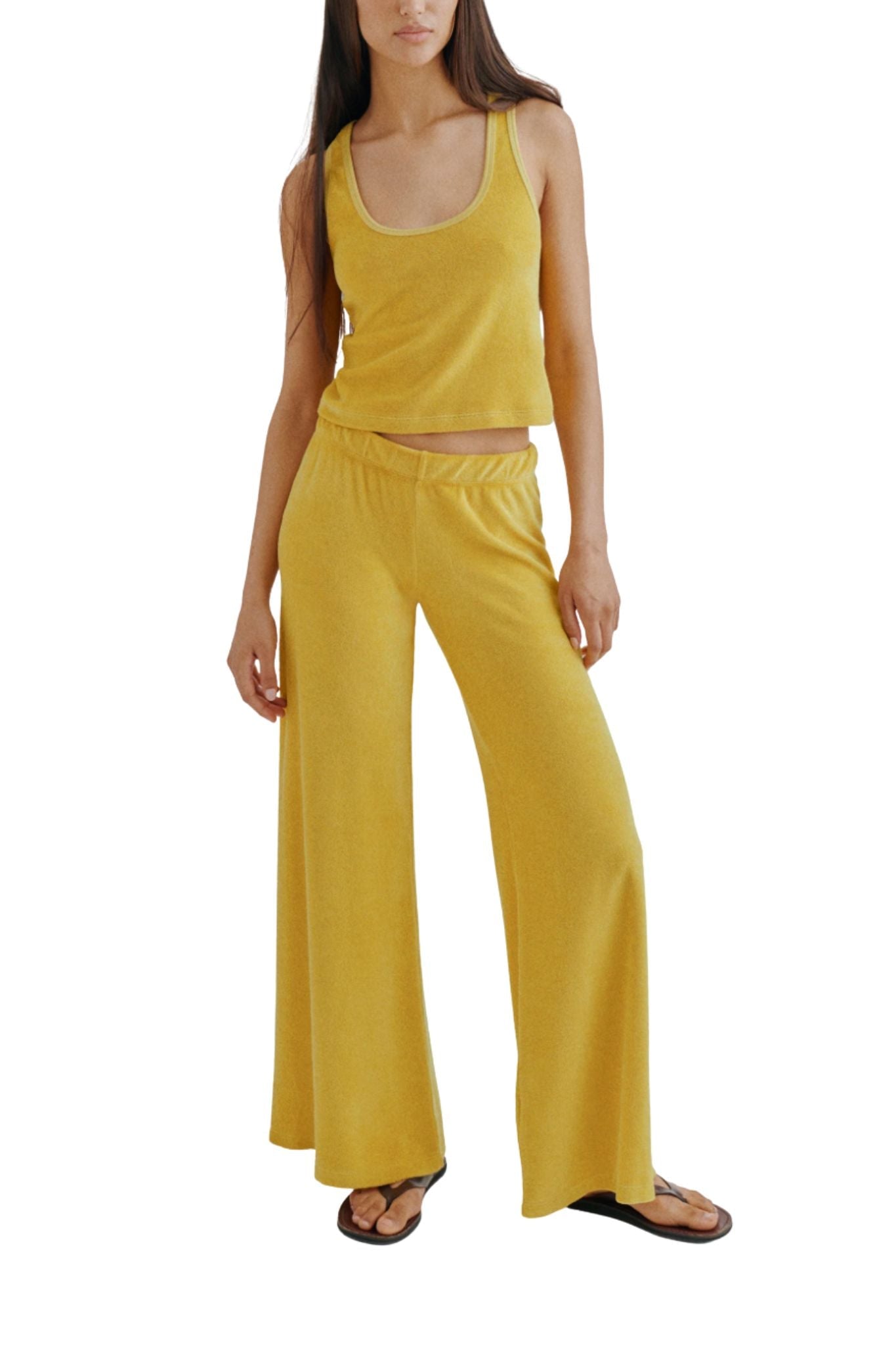 Suzie Kondi Lito Low-Rise Flare Pants - Vermillion