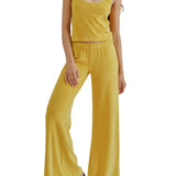 Suzie Kondi Lito Low-Rise Flare Pants - Vermillion