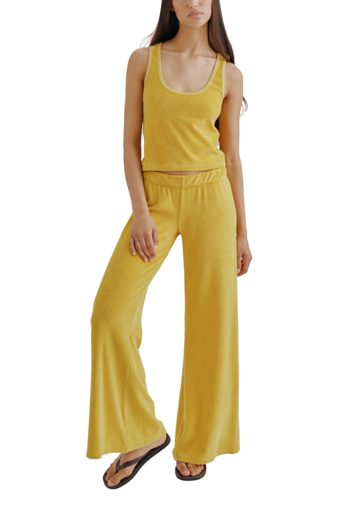 Suzie Kondi Lito Low-Rise Flare Pants - Vermillion