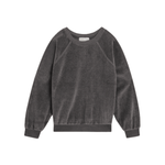 Suzie Kondi Samos Sweatshirt in Velour - Vermillion