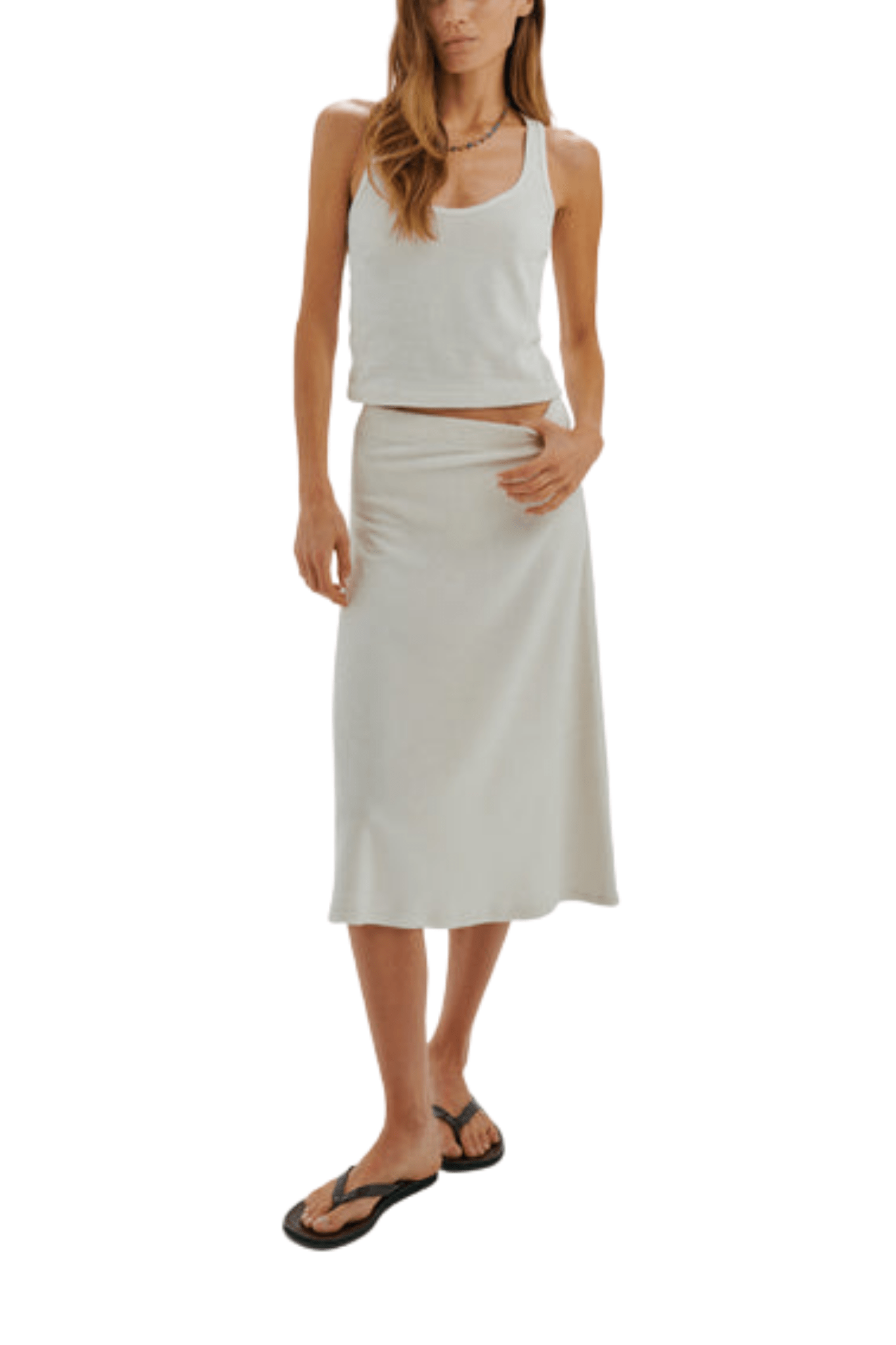 Suzie Kondi Sienna Midi Skirt - Vermillion
