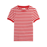 Suzie Kondi Symi Crew Neck Tee - Vermillion