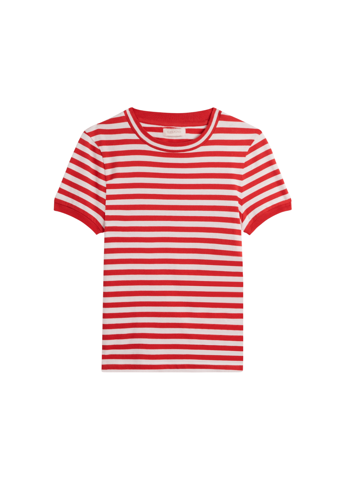 Suzie Kondi Symi Crew Neck Tee - Vermillion