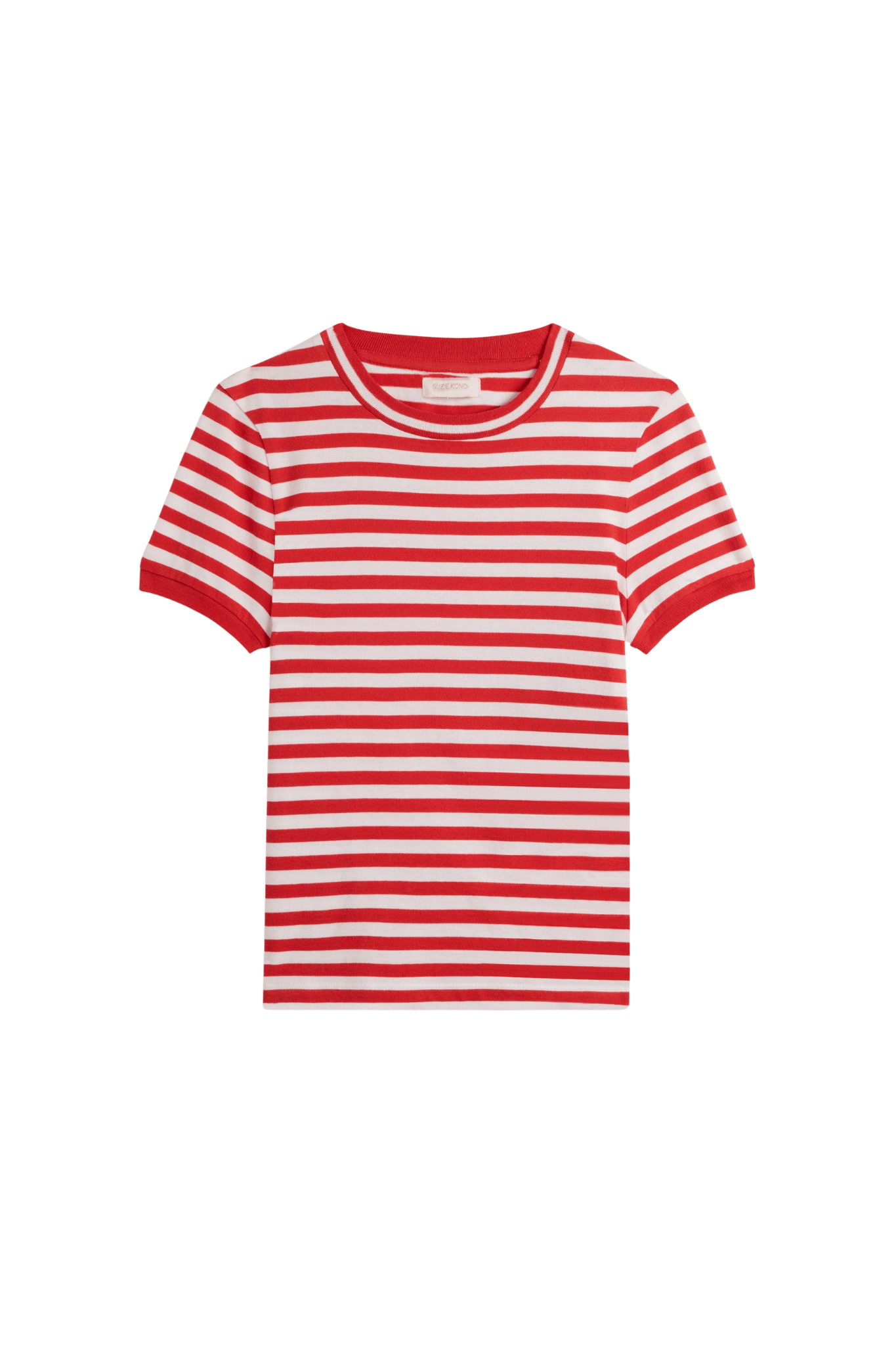 Suzie Kondi Symi Crew Neck Tee - Vermillion