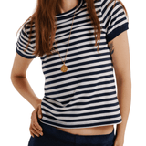 Suzie Kondi Symi Crew Neck Tee - Vermillion