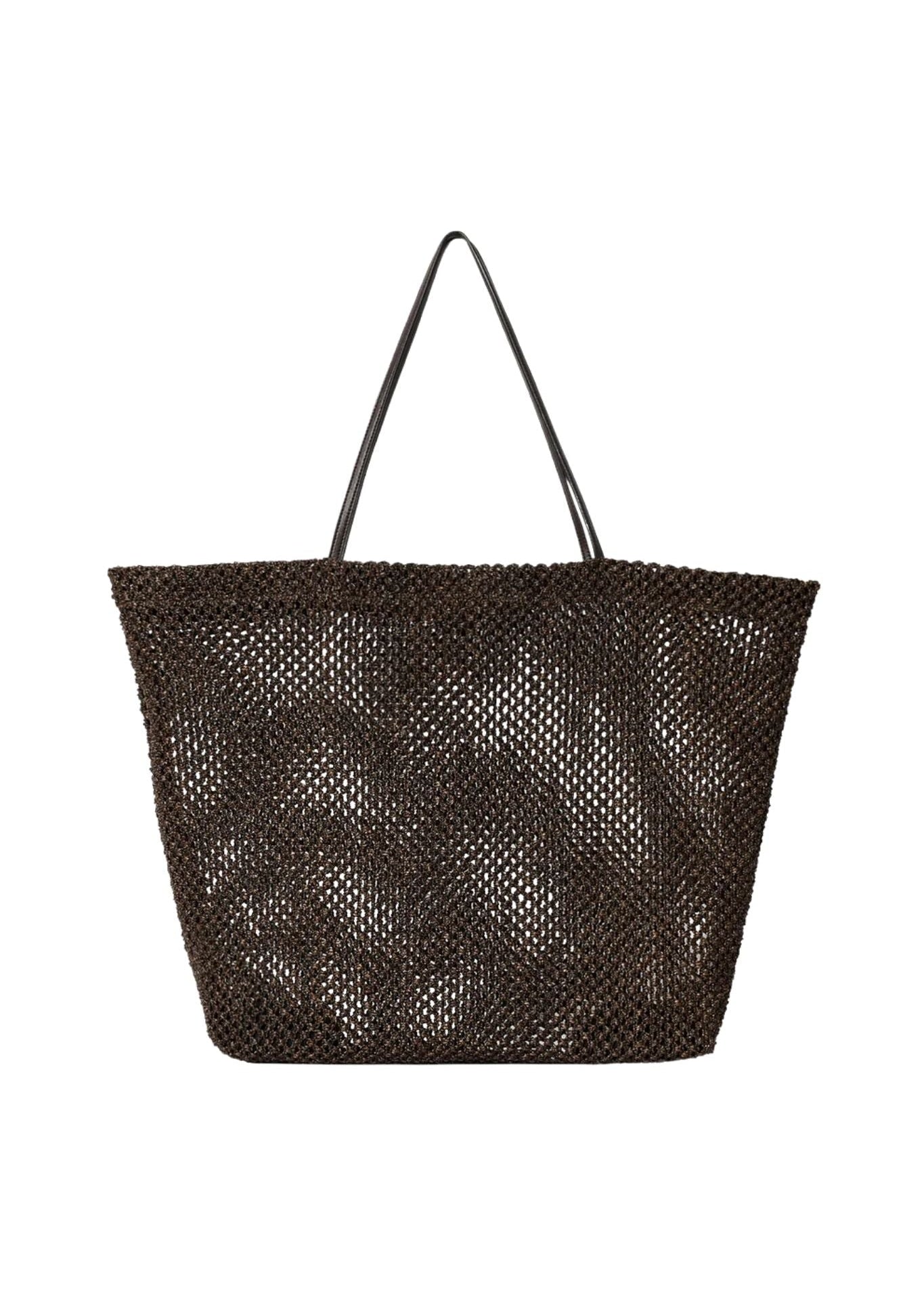 The Row Barn Tote Raffia - Vermillion