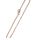 The Woods 17" Brass Skinny Chain - Vermillion