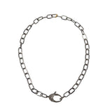 The Woods 17” Chain with Pave Diamond Clasp - Vermillion