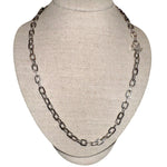 The Woods 22" Silver Link Chain with Lock Clasp - Vermillion