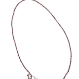 The Woods 22" Silver Skinny Chain - Vermillion