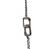 The Woods 22" Silver Skinny Chain - Vermillion