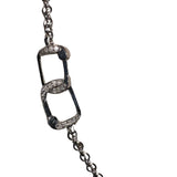 The Woods 22" Silver Skinny Chain - Vermillion