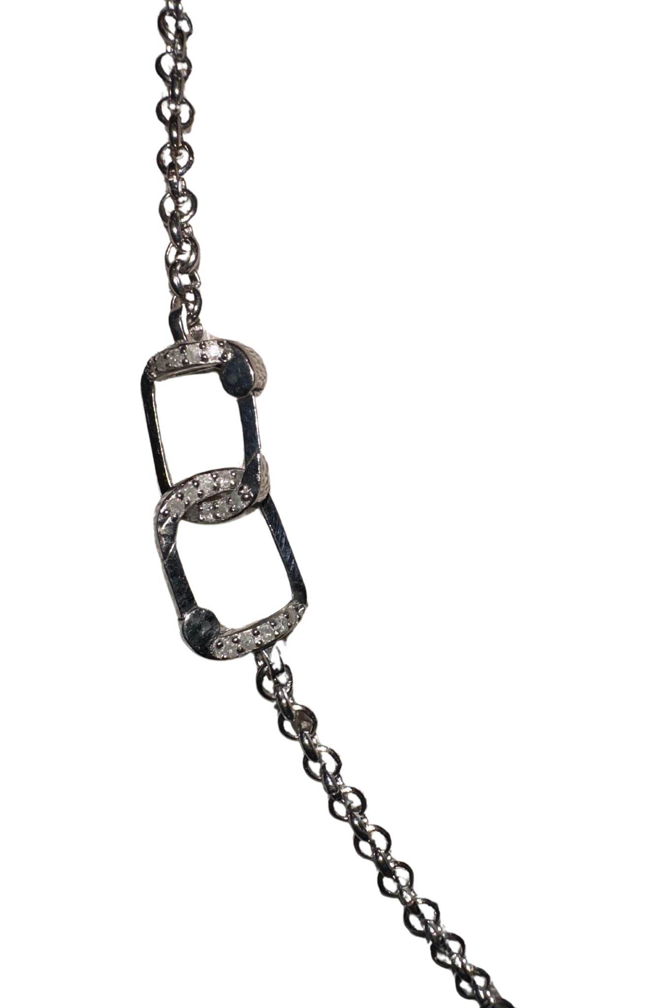 The Woods 22" Silver Skinny Chain - Vermillion