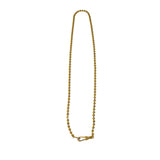 The Woods 24” Ball Chain with Pave Diamond Clip - Vermillion