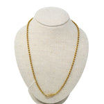 The Woods 24” Ball Chain with Pave Diamond Clip - Vermillion