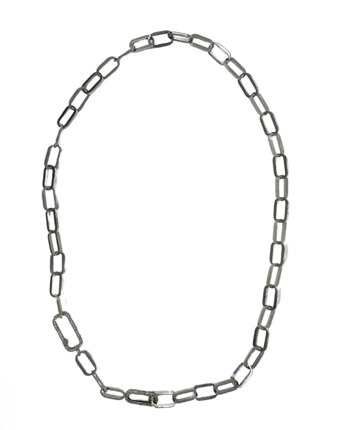 The Woods 24" Pave Diamond Double Clip - Vermillion