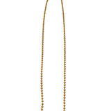 The Woods 32” Ball Chain with Pave Diamond Clip - Vermillion