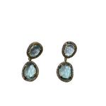 The Woods Blue Topaz Earrings - Vermillion