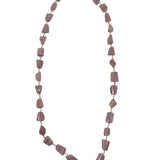 The Woods Brown Silverite Necklace V1414 - Vermillion