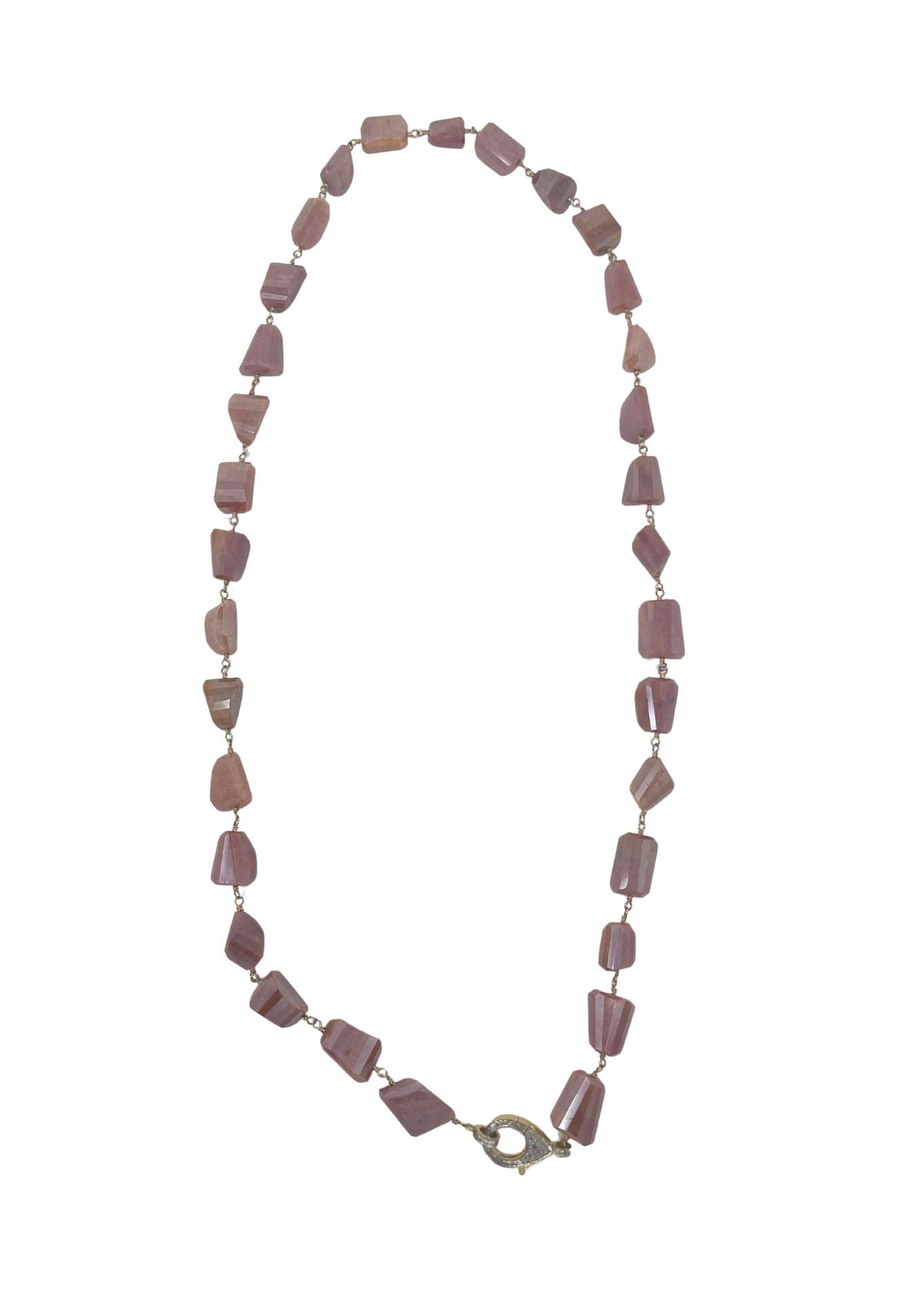 The Woods Brown Silverite Necklace V1414 - Vermillion